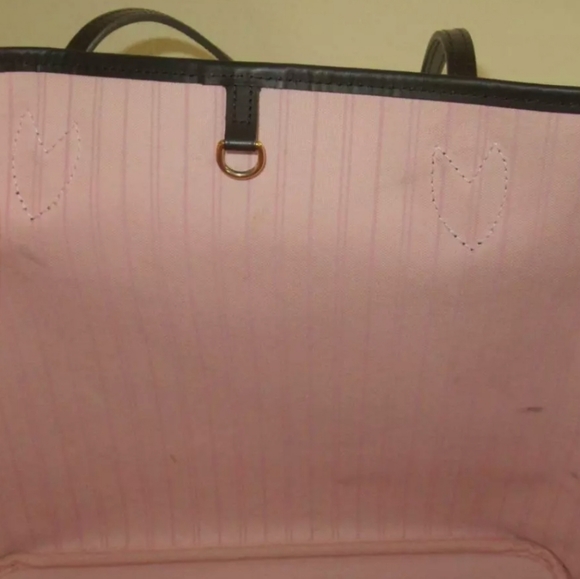Traded LV Damier Ebene Neverfull MM Rose Ballerine Pink with Pouch - Picture 8 of 12